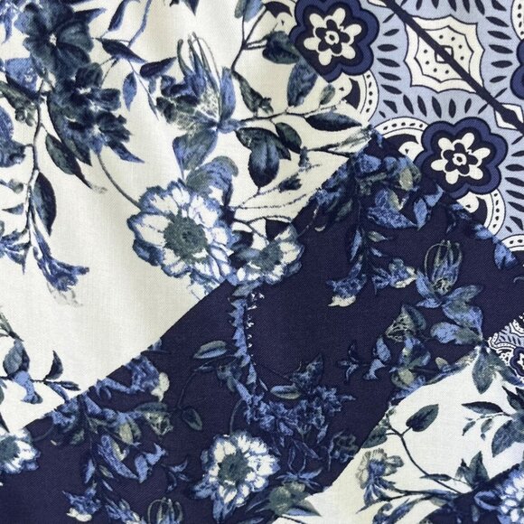 BCX Shirt Womens Small Blue Off Shoulders Adjustable Straps New - Picture 6 of 11